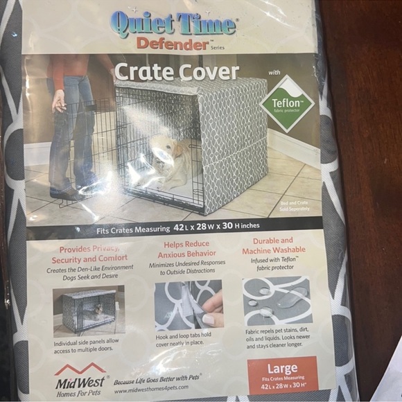 MidWest Quiet Time Defender Crate Cover - large - Brand Nee - Picture 2 of 3